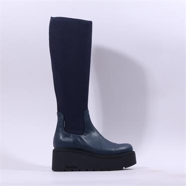 Marco Moreo Vale Stretch Knee High - Navy Stretch